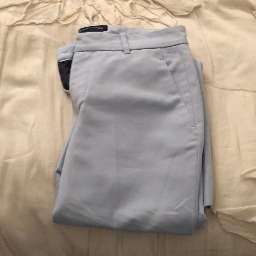 Light blue Zara Women ankle pants